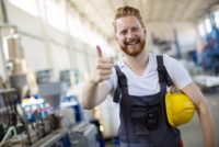 Safety thumbs up