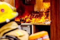 House kitchen fire