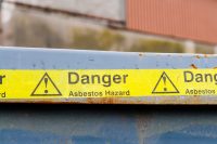 Asbestos danger tape